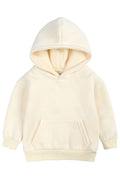 Kids Boys Comfortable & Warm Ribbed Cuff Lovely Solid Colored Winter Casual Hoodie