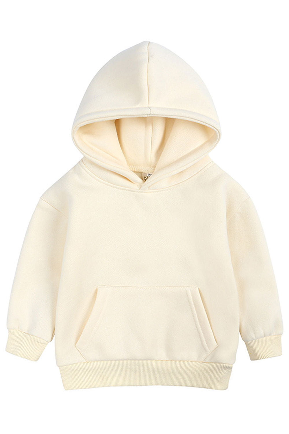 Kids Boys Comfortable & Warm Ribbed Cuff Lovely Solid Colored Winter Casual Hoodie