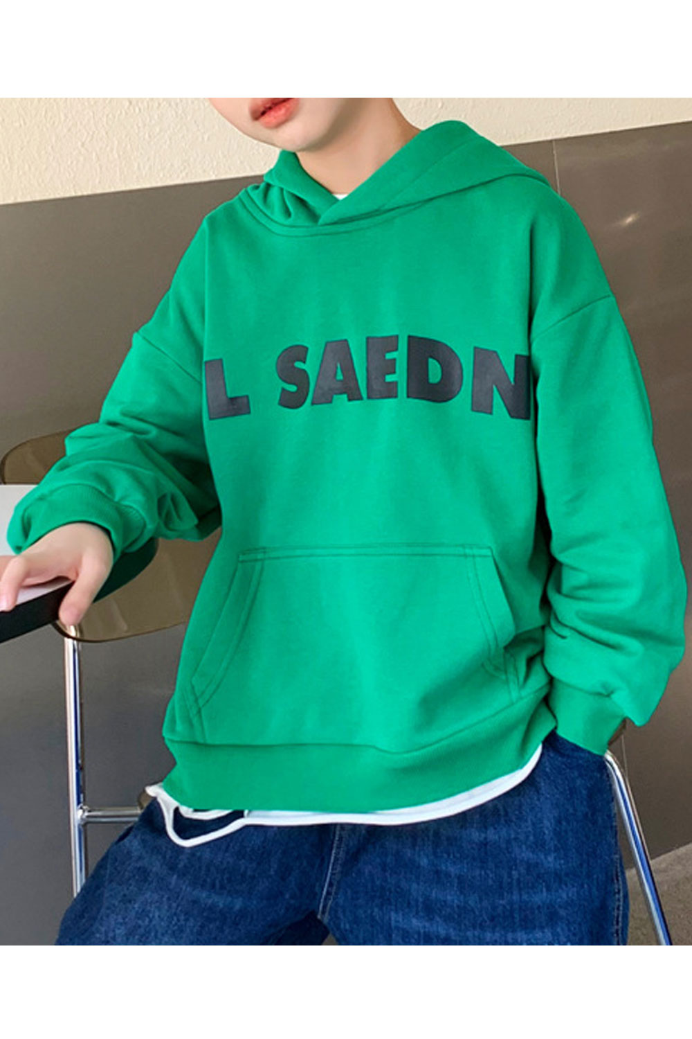 Kids Boys Loose & Warm Long Sleeve Amazing Letter Pattern Casual Winter Pullover Hoodie