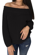 Women Winter Stretchable Round Neck Sweater