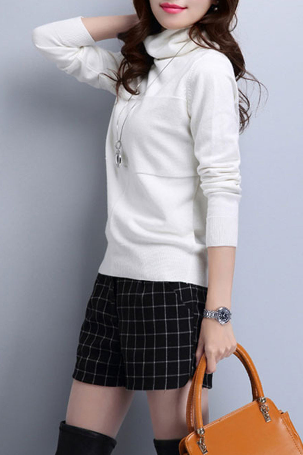 Women Stylish Slim Fit Long Sleeve Sweater