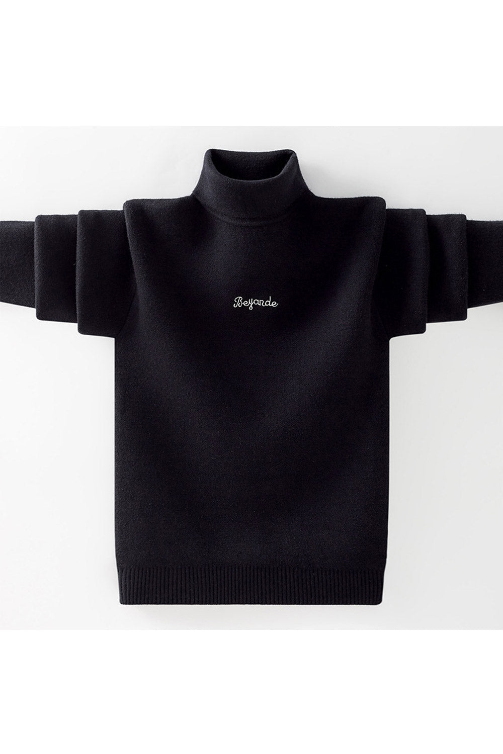 Kids Boys High Neck Long Sleeves Sweater