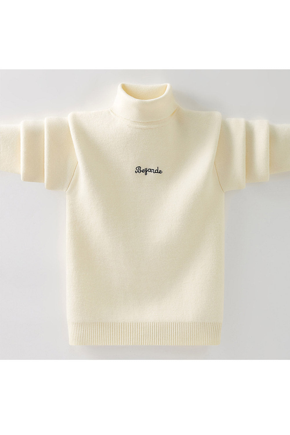 Kids Boys High Neck Long Sleeves Sweater