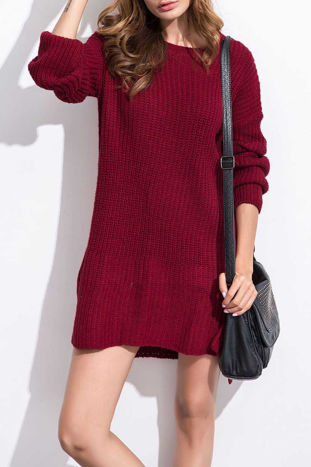 Women Charming Loose Round Neck Sweater