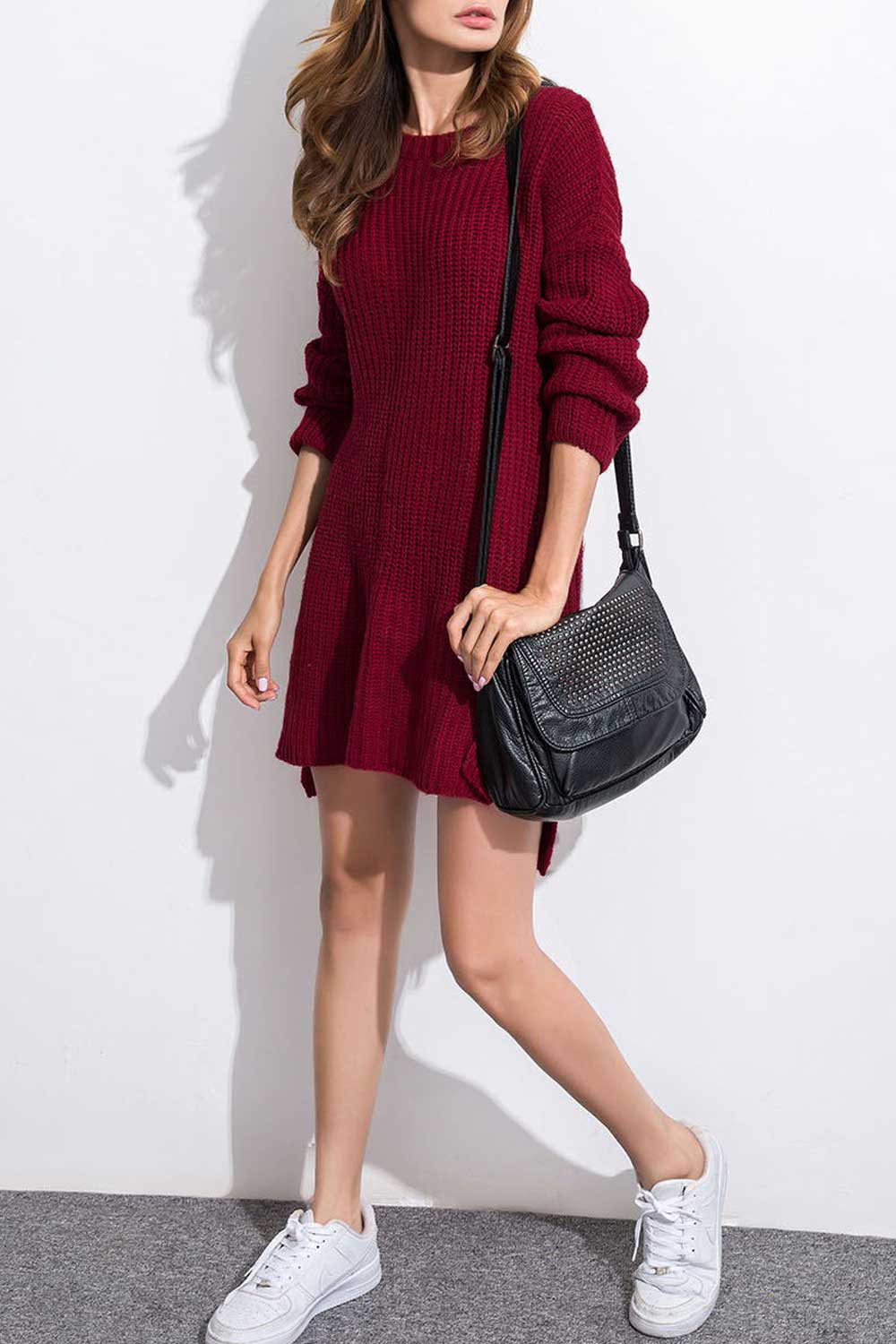 Women Charming Loose Round Neck Sweater