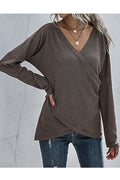 Women Elegant V-Neck Long Sleeve Knitted Solid Pattern Warm Winter Cardigan