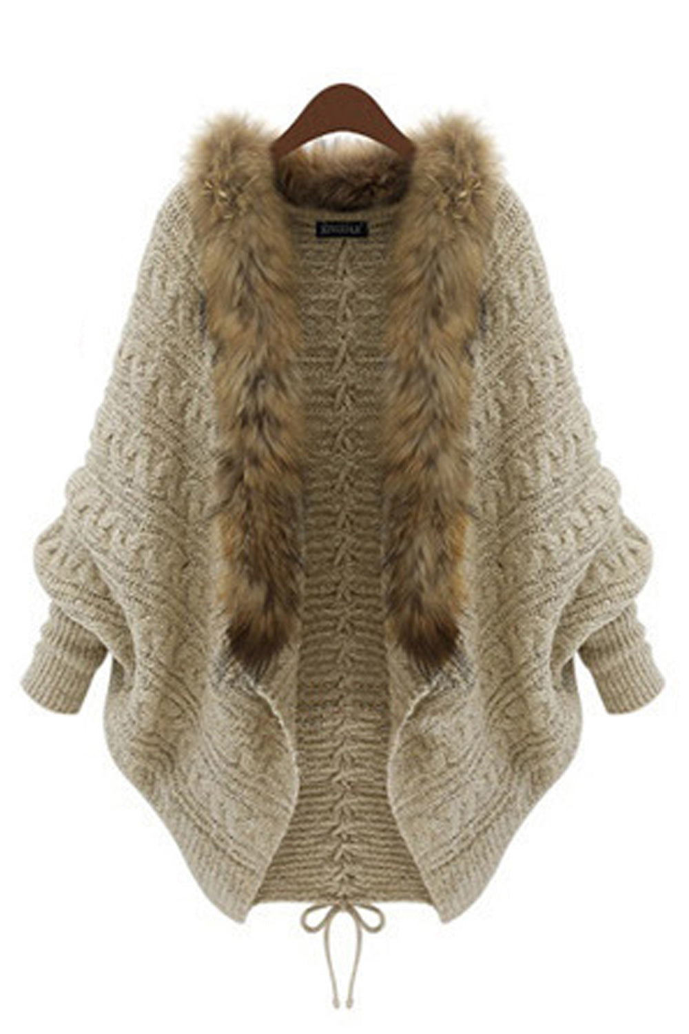 Women Lovely Bat Sleeve Warm Cardigan