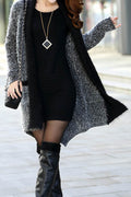 Women Splendid Solid Color Long Sleeve Cardigan