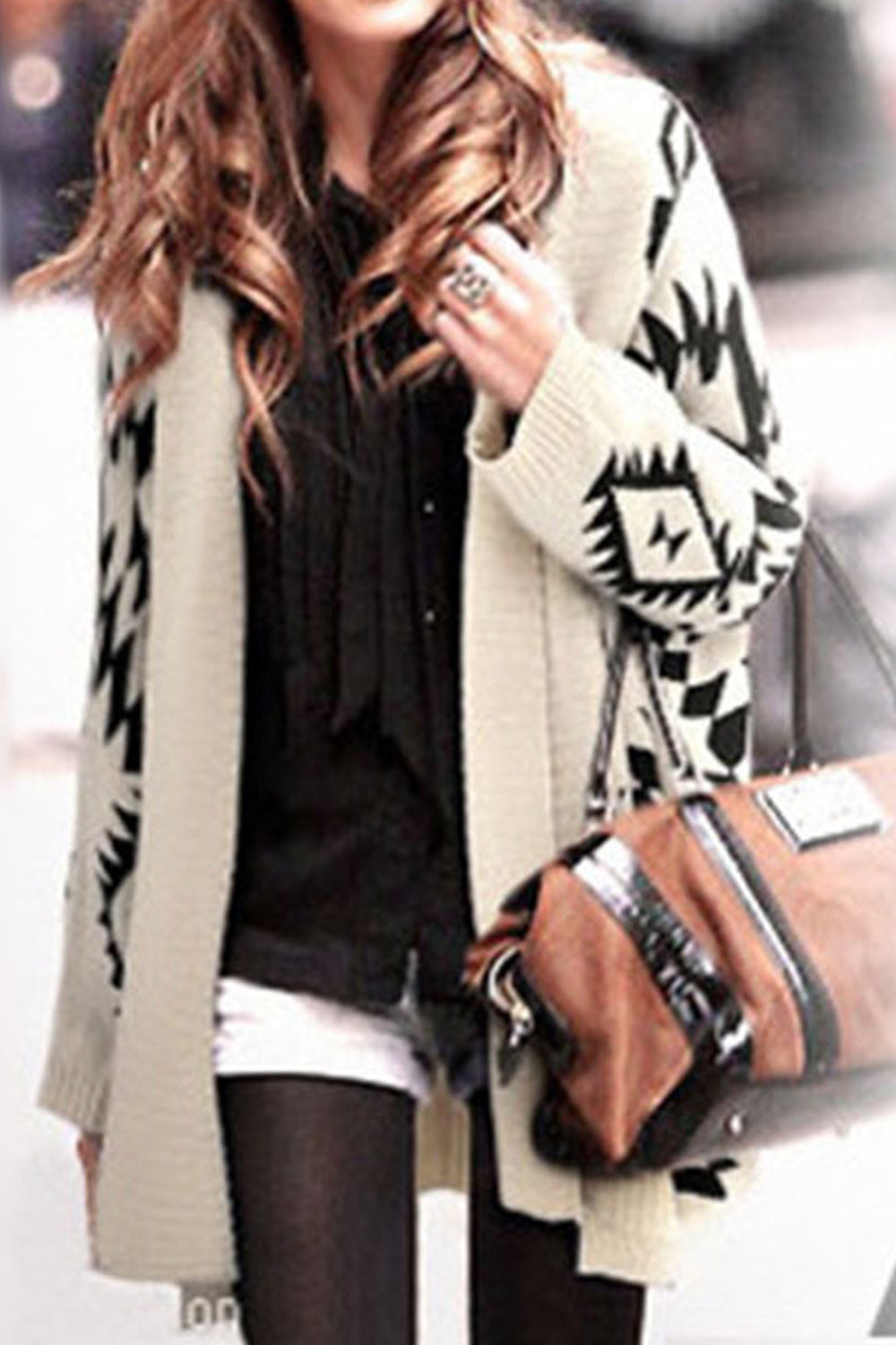 Women Windproof Bat Sleeve Cardigan