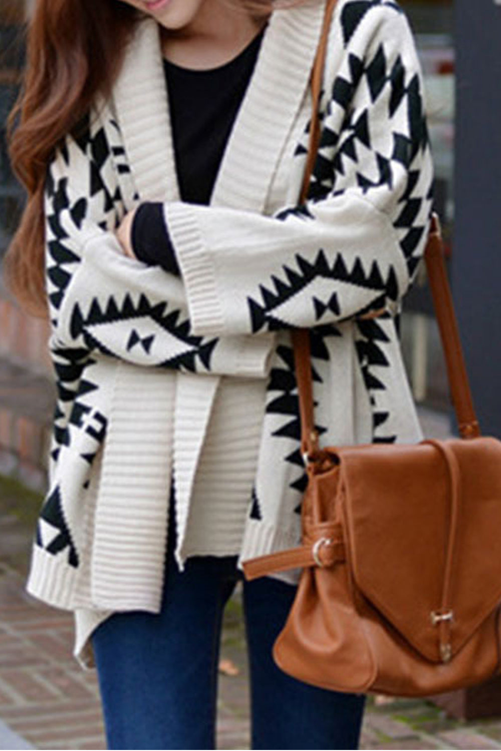 Women Windproof Bat Sleeve Cardigan