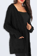 Women Classy Warm Open Front Long Cardigan