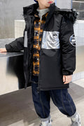 Kids Boys Casual Solid Padded Jacket