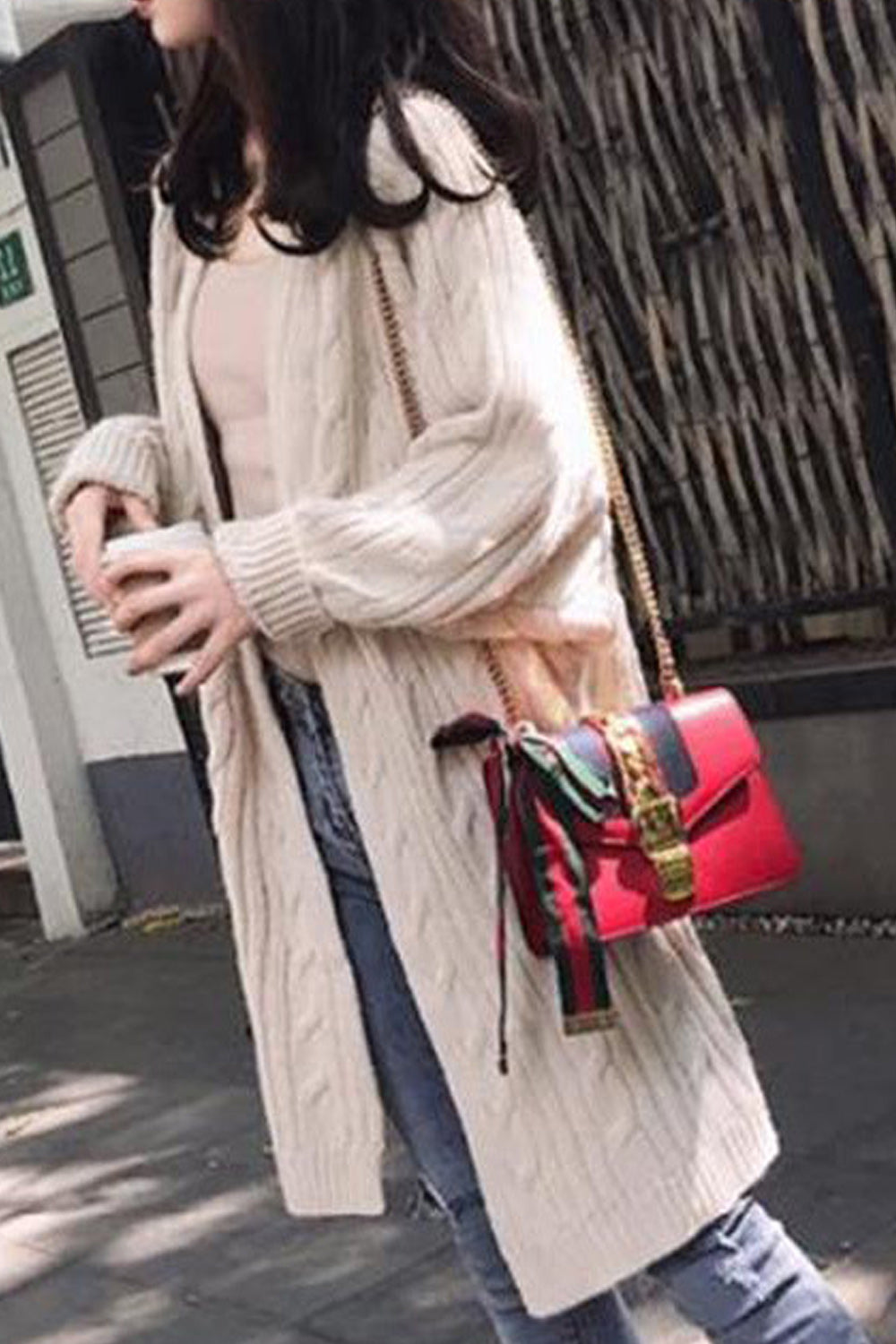 Women Splendid Bat Sleeve Loose Cardigan
