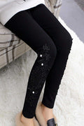 Kid Girl Charming Flower Print Legging