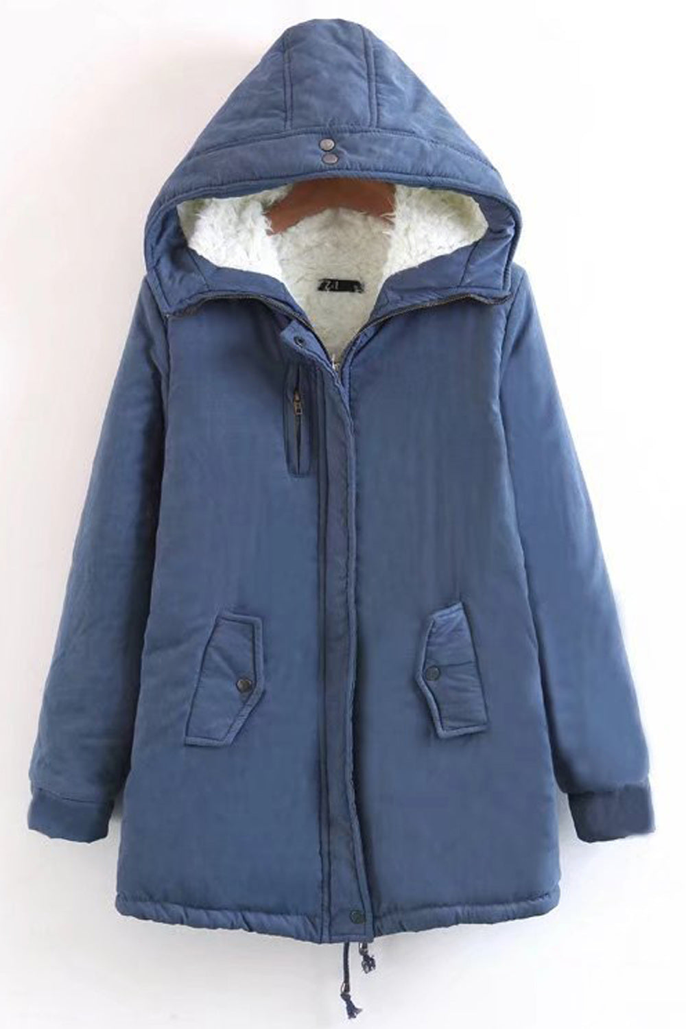 Women Fluffy Layer Autumn Winter Padded Jacket