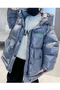 Kids Boys Solid Cotton Padded Jacket