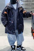 Kids Boys Warm Cotton Padded Jacket