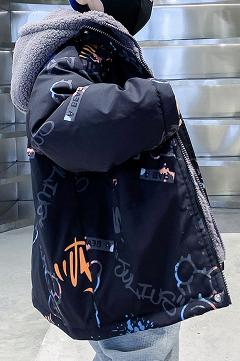 Kids Boys Warm Cotton Padded Jacket