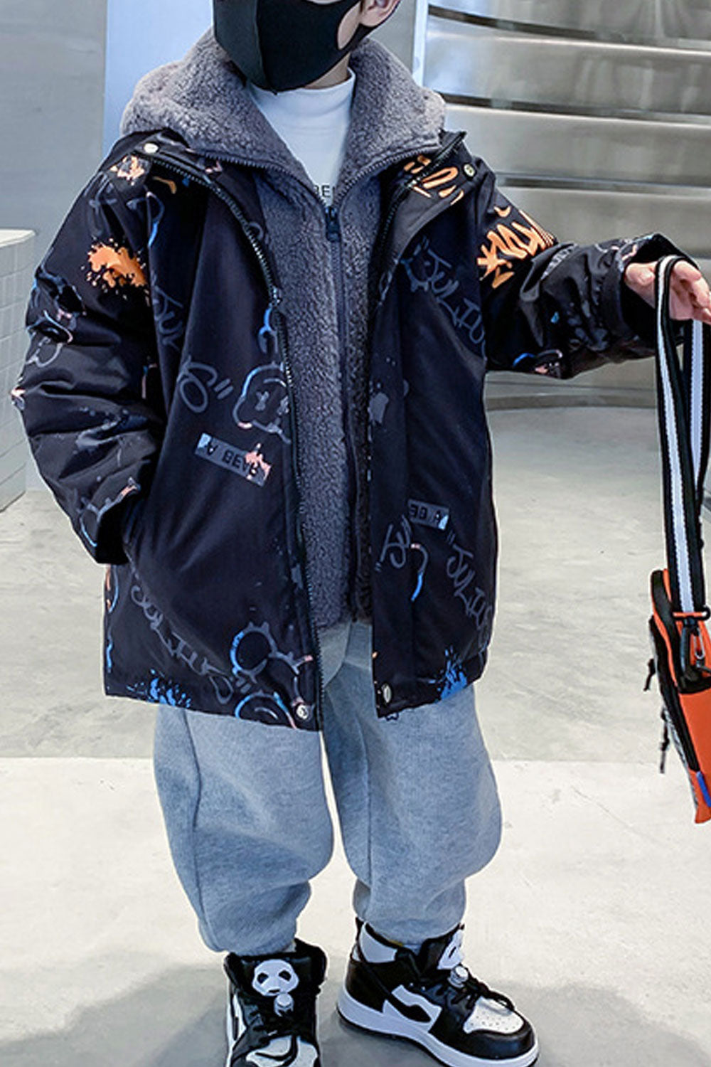Kids Boys Warm Cotton Padded Jacket