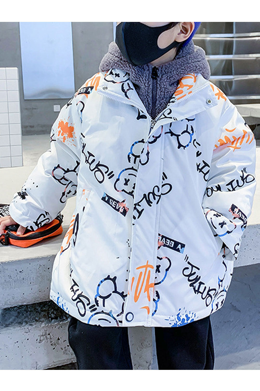 Kids Boys Warm Cotton Padded Jacket