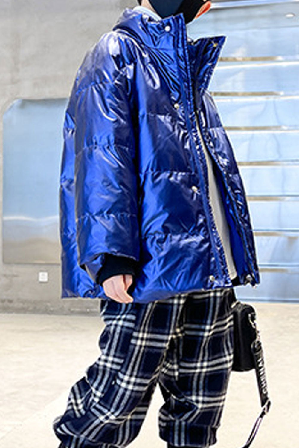 Kids Boys Glossy Winter Padded Jacket