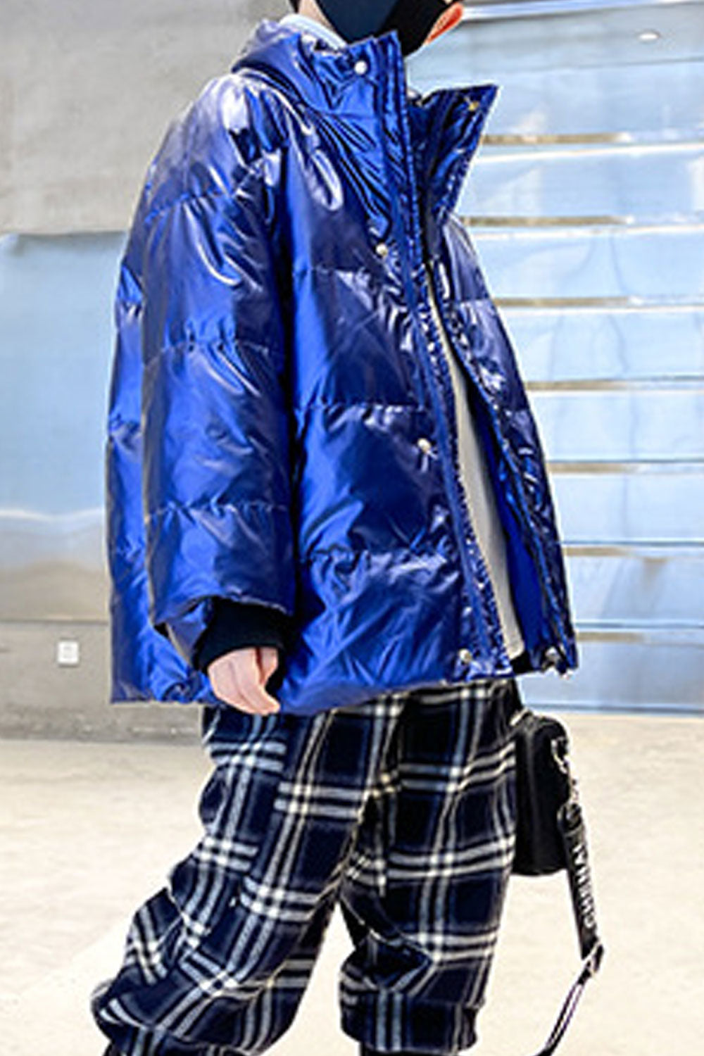 Kids Boys Glossy Winter Padded Jacket