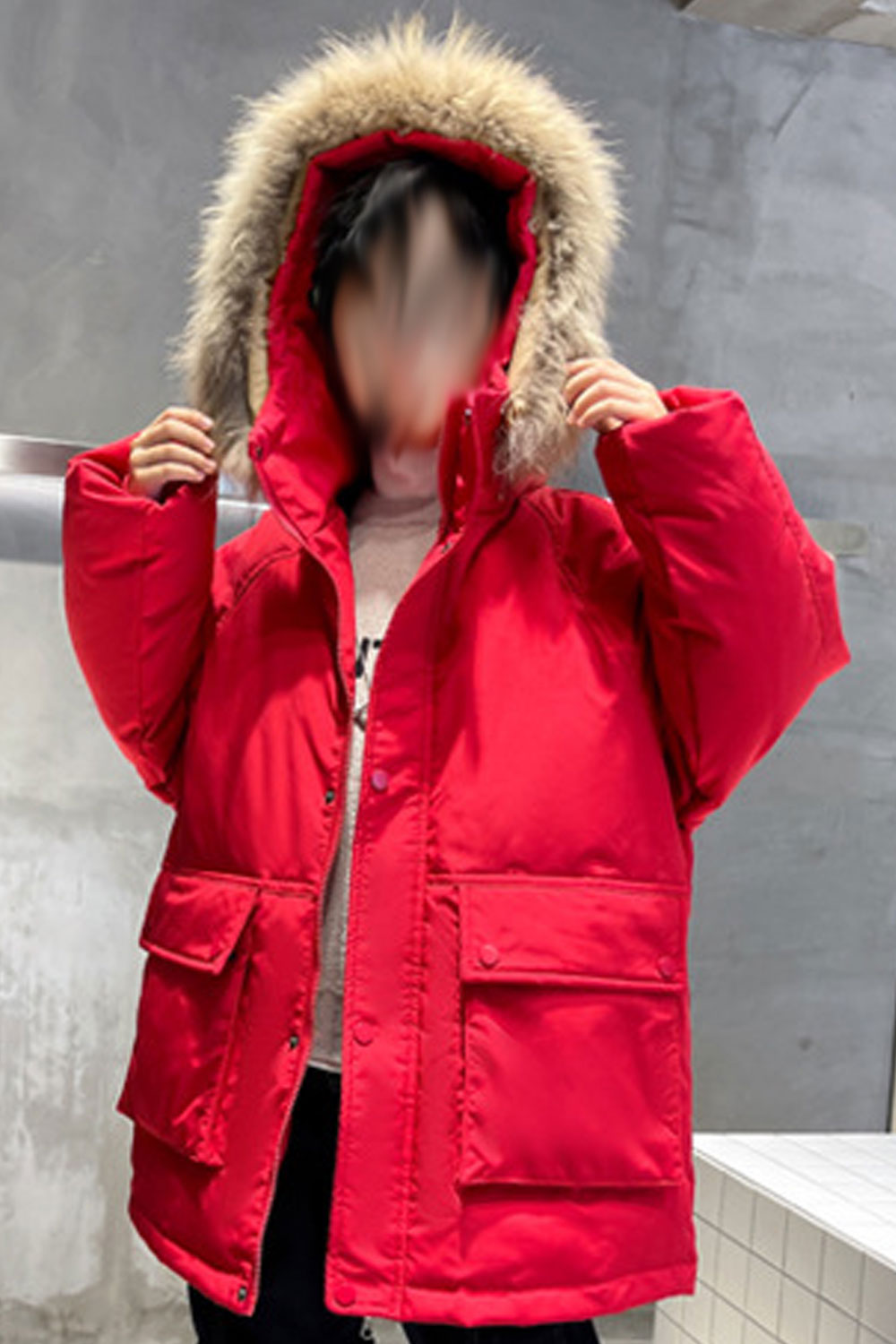Kids Boys Comfy Solid Pattern Reliable Flap Pockets Winter Windbreaker Padded Jacket