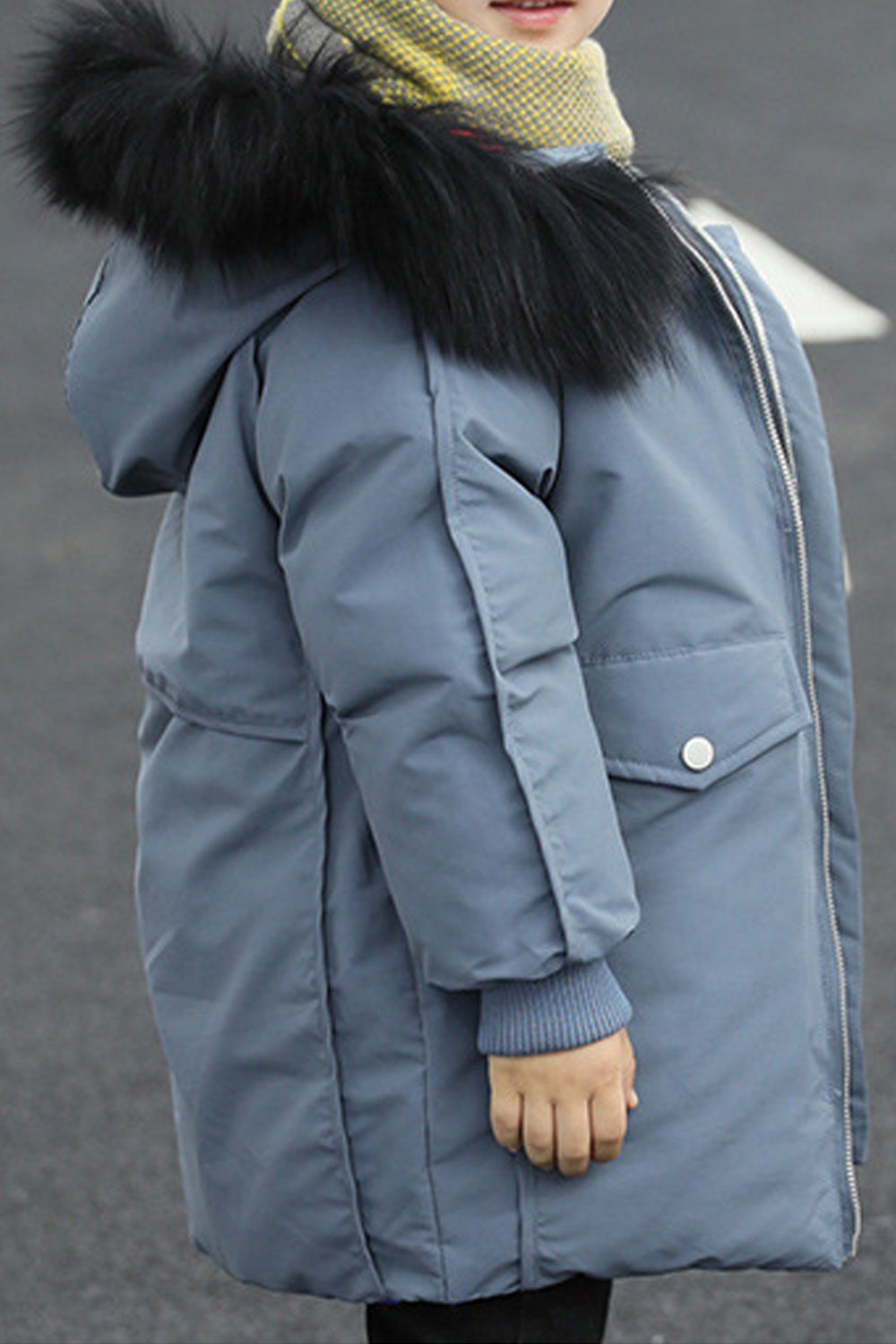 Kids Boys Puffer Two Way Padded Jacket