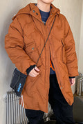 Kids Boys High Neck Solid Padded Jacket