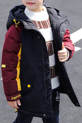Kids Boys Long Sleeves Cotton Padded Jacket