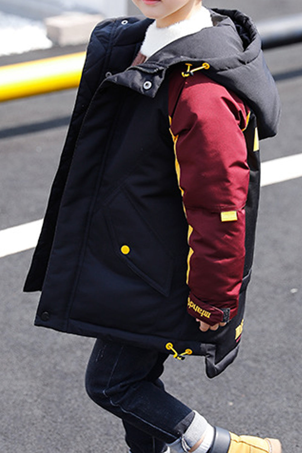 Kids Boys Long Sleeves Cotton Padded Jacket