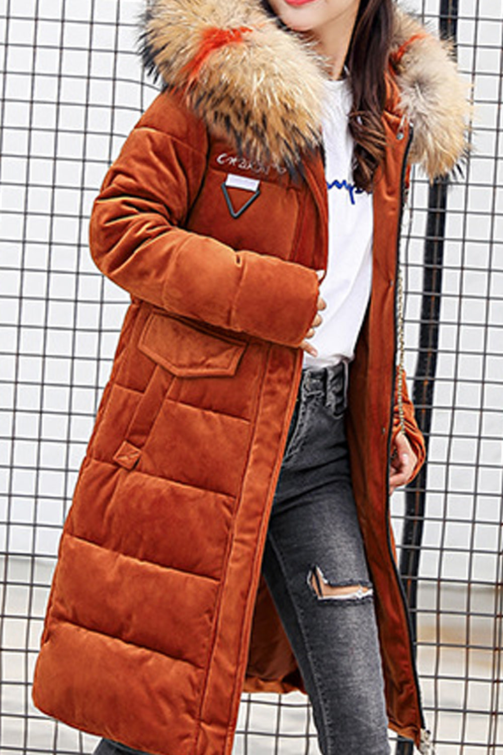 Women Breathable Cotton Padded Winter Jacket