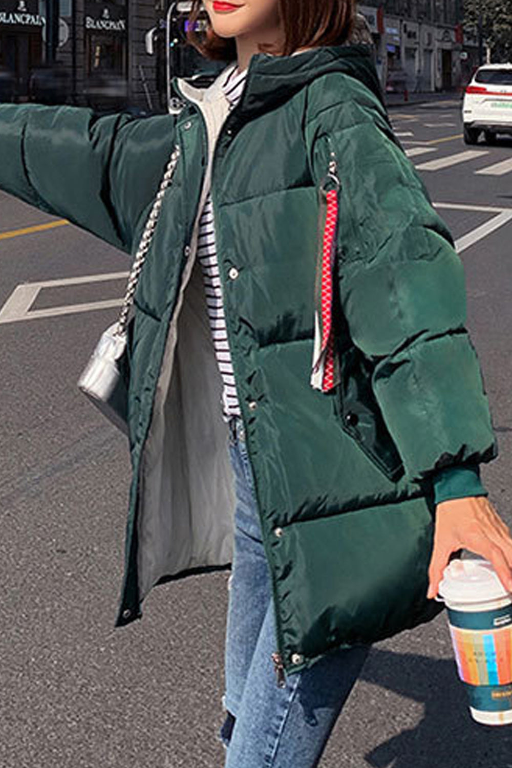 Women Style Warm & Thick Padded Winter Jacket