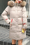 Women Snowy Winter Hooded Warm Padded Casual Jacket