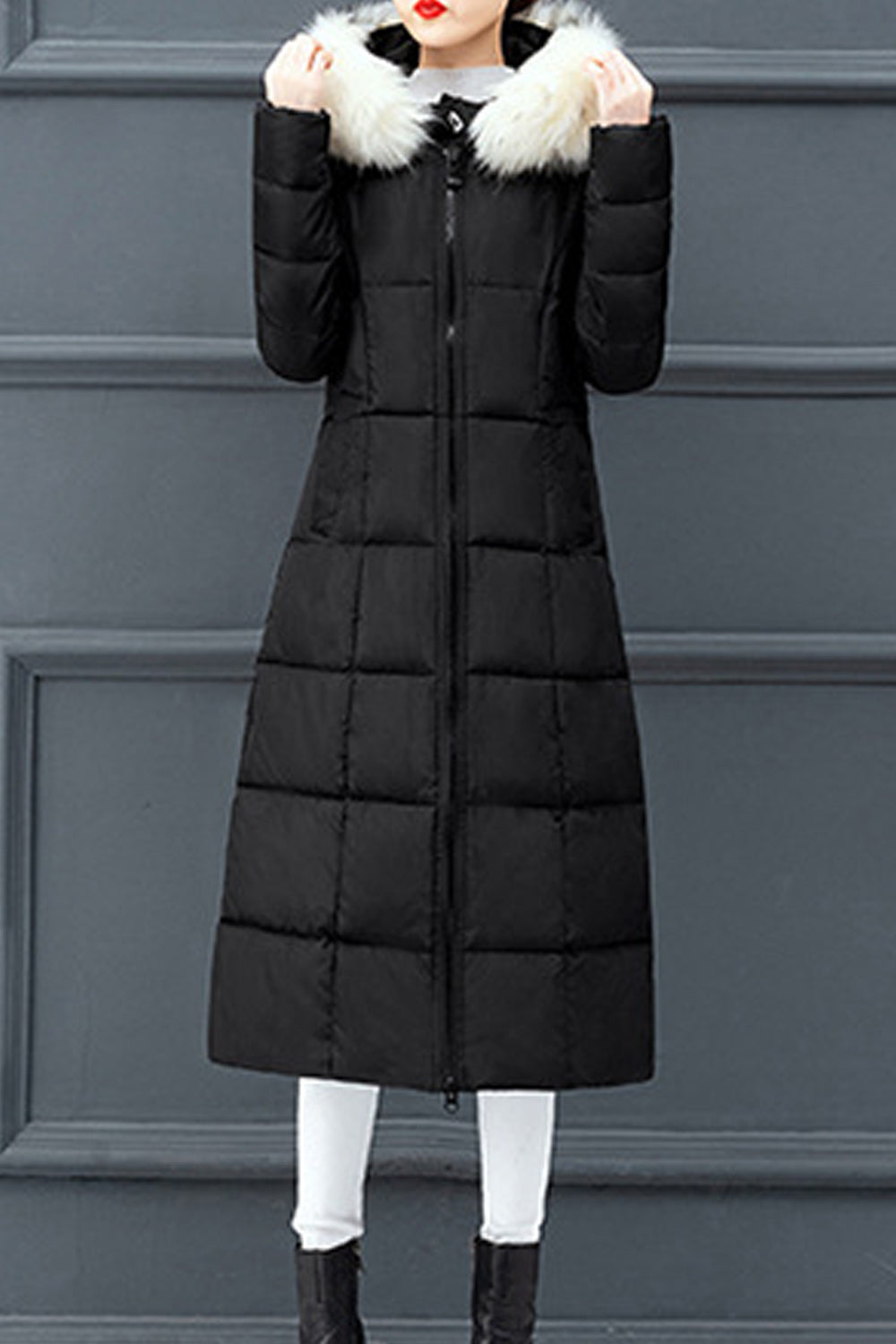 Women Lovely Thick & Soft Padded Zip Up Winter Jacket
