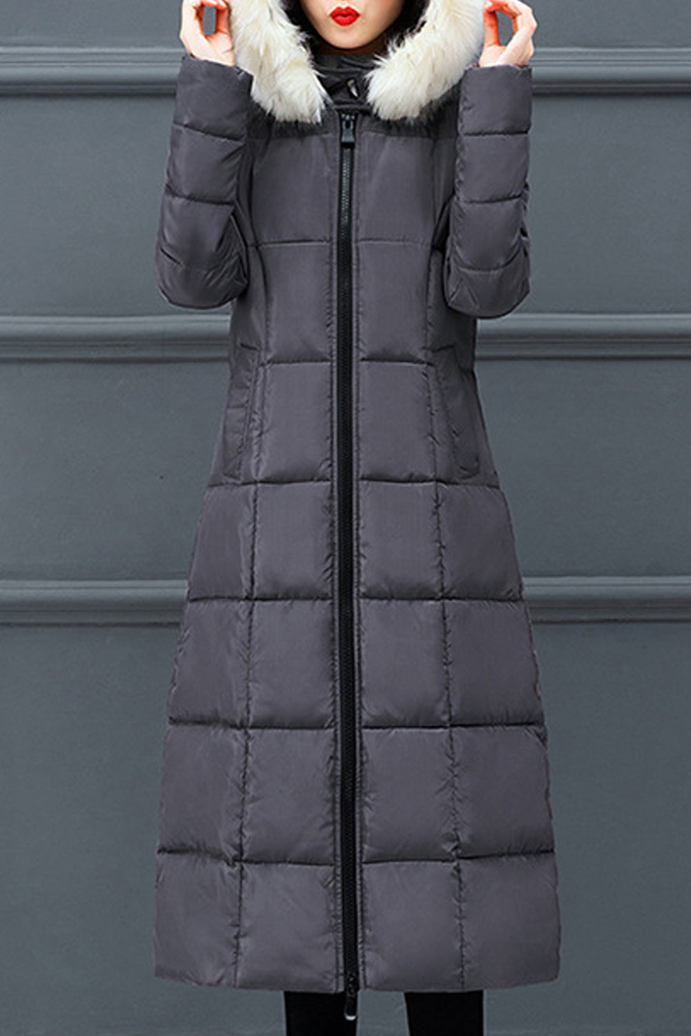 Women Lovely Thick & Soft Padded Zip Up Winter Jacket