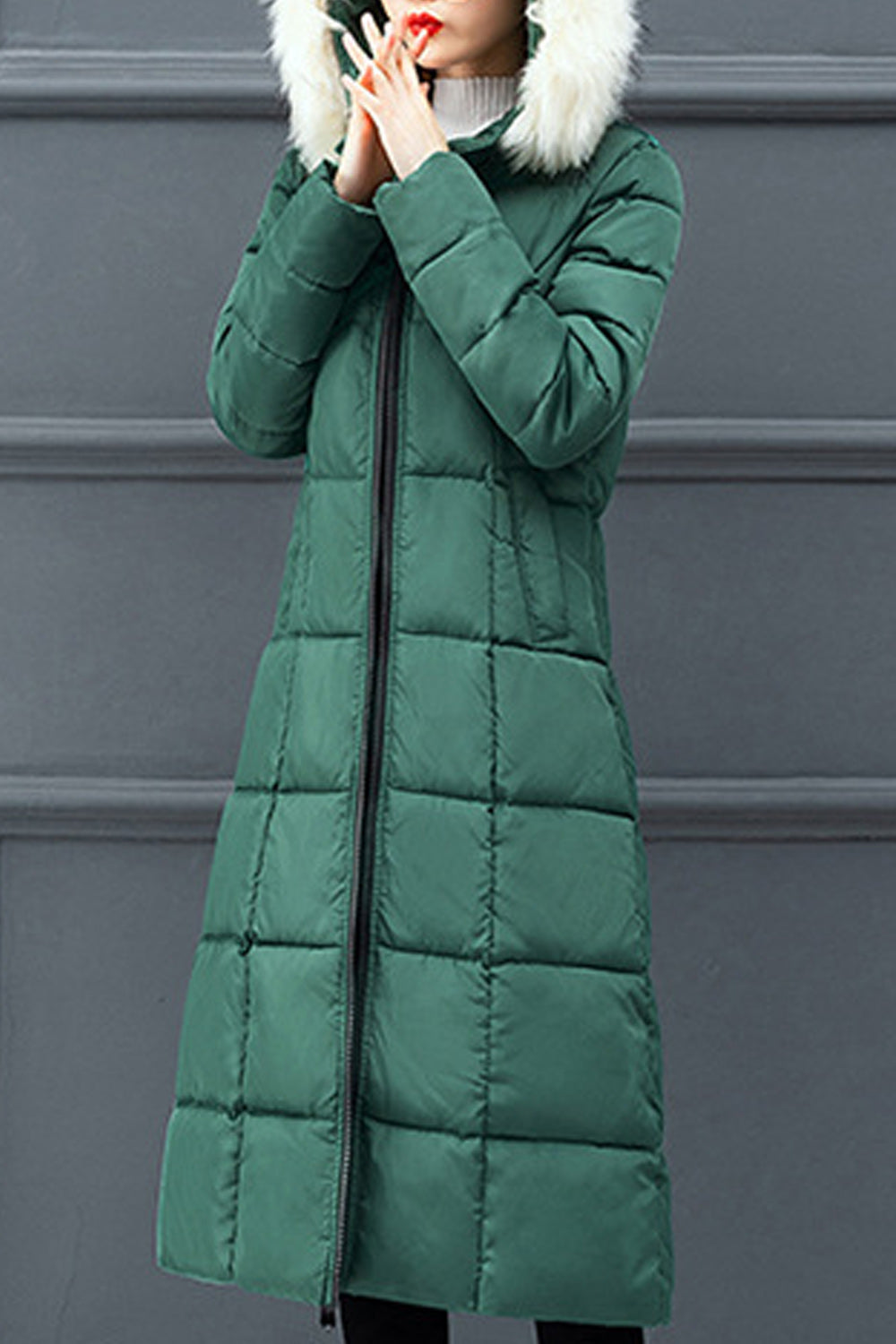 Women Lovely Thick & Soft Padded Zip Up Winter Jacket