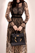 Women Super-comfy Openwork Lace Party Dress