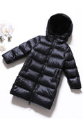 Kids Girls Simple Long Straight Jacket