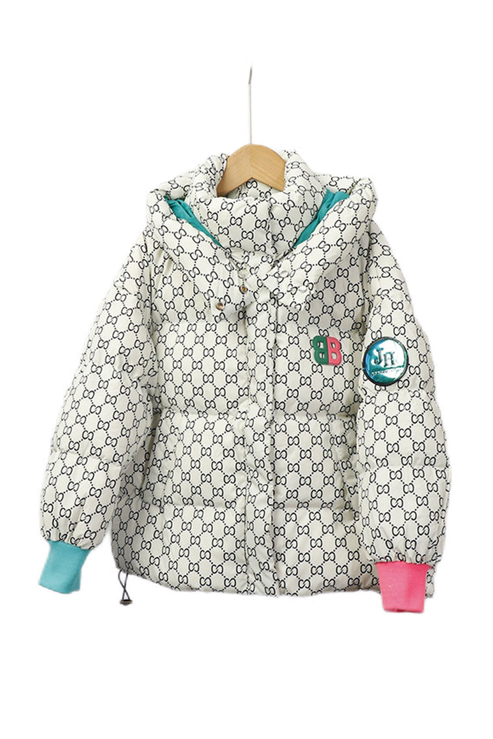 Kids Girls Plaid Pattern Designed Jacket