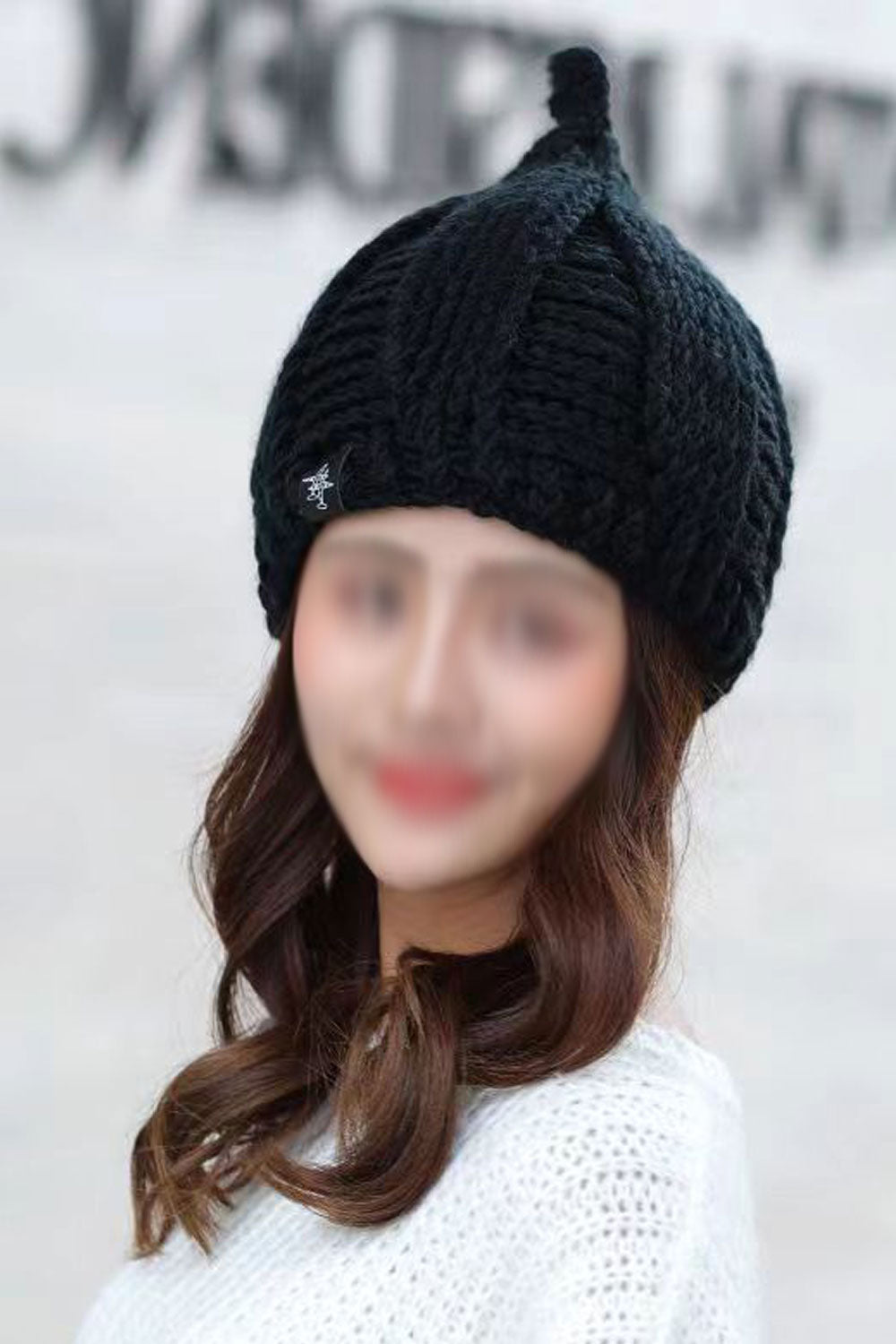 Women Pacifying Stretchable Lovely Knitted Winter Beret Cap