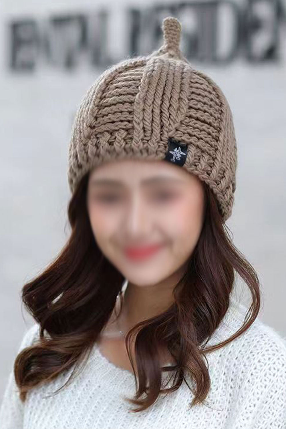 Women Pacifying Stretchable Lovely Knitted Winter Beret Cap
