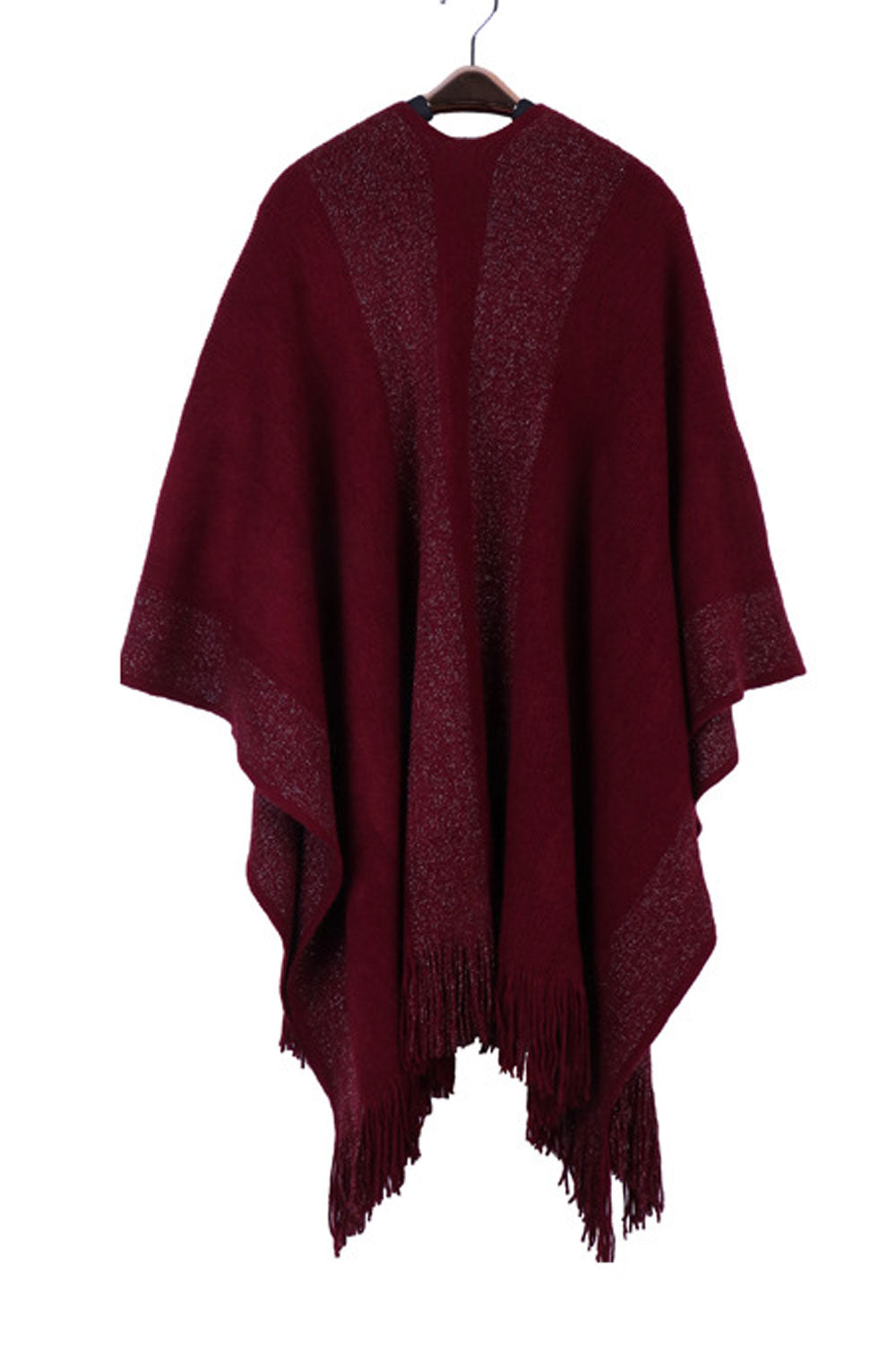 Women Warm Tassel Decorated Winter Shawl