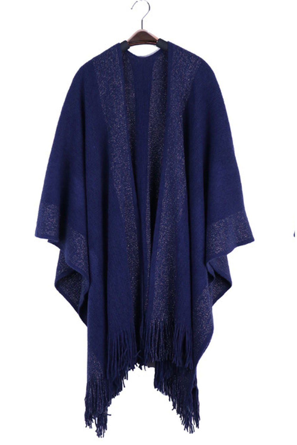 Women Warm Tassel Decorated Winter Shawl