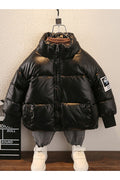 Kids Boys Zipper Short Padded Jacket