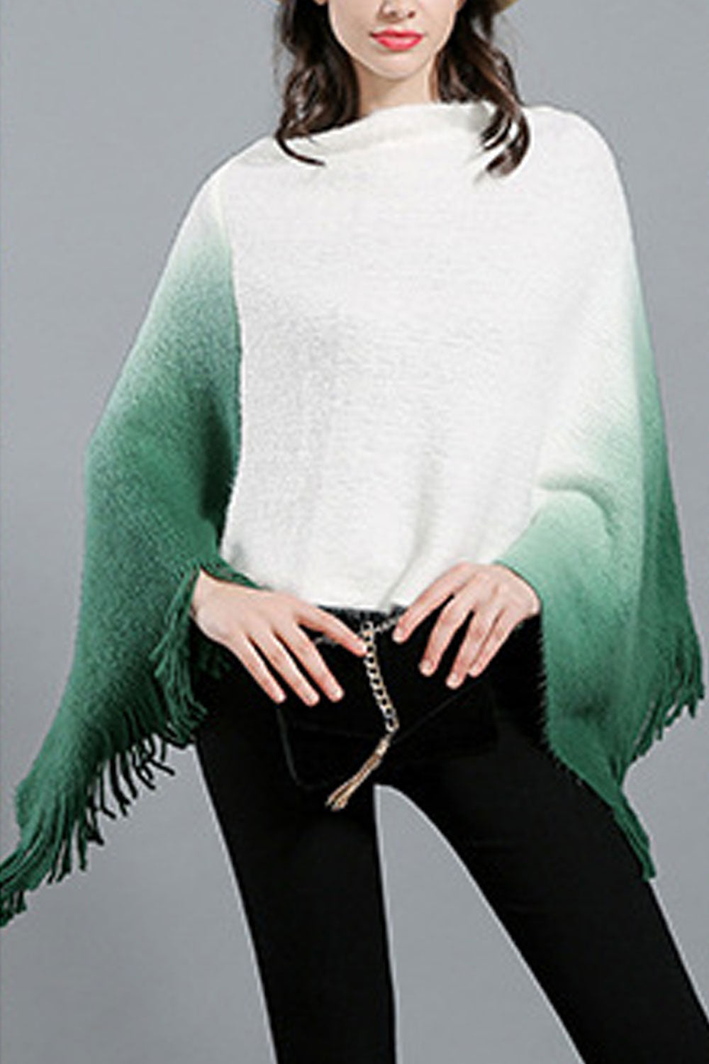 Women Classy Contrast Color Warm & Thick Shawl