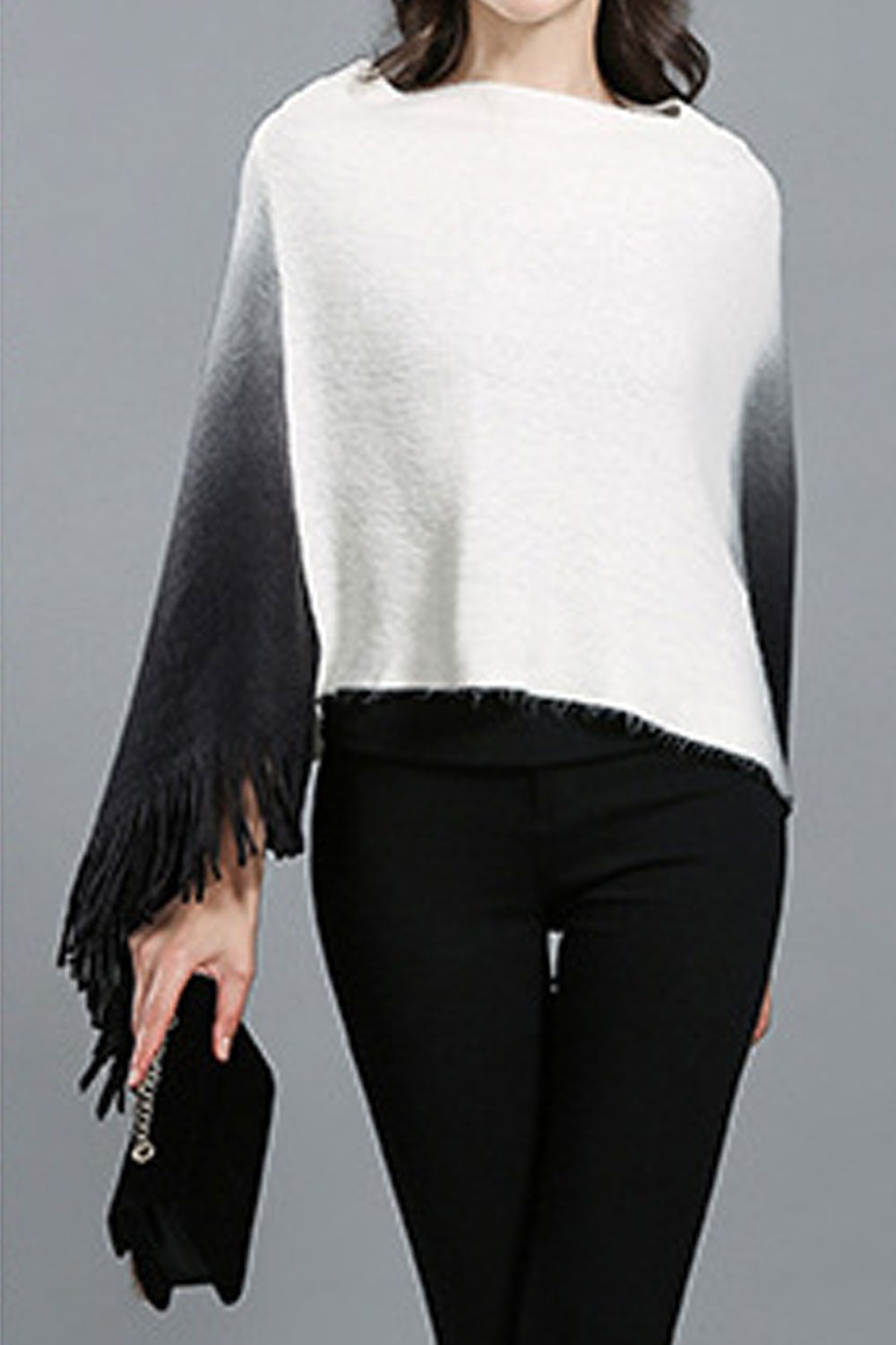 Women Classy Contrast Color Warm & Thick Shawl