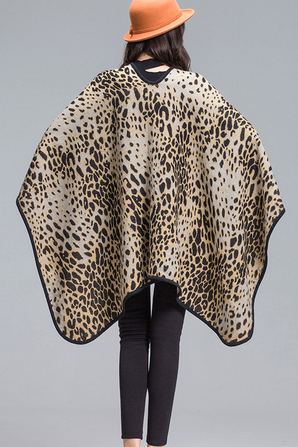Women Lovely Leopard Pattern Warm Winter Shawl