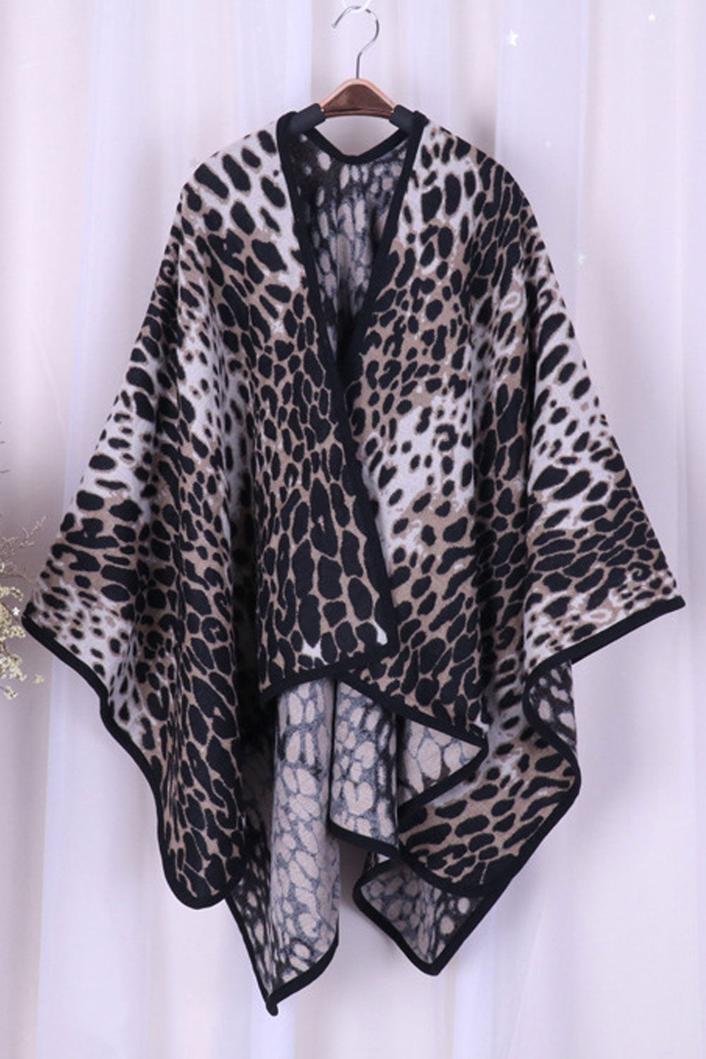 Women Lovely Leopard Pattern Warm Winter Shawl