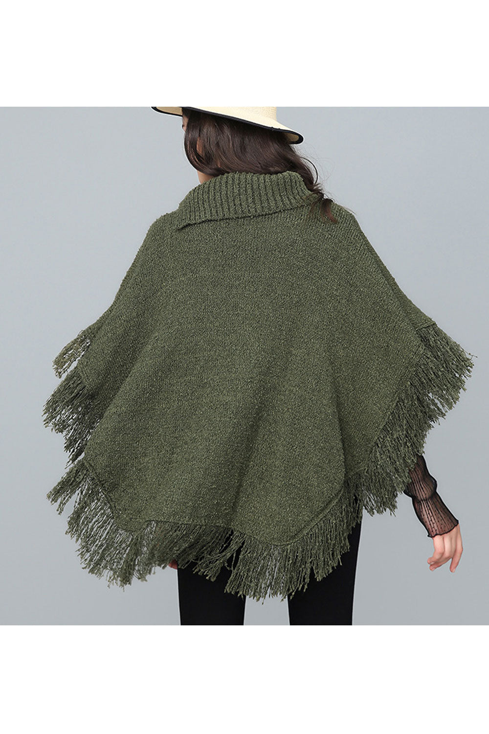 Women Classy Warm Tassel Decorated Winter Shawl